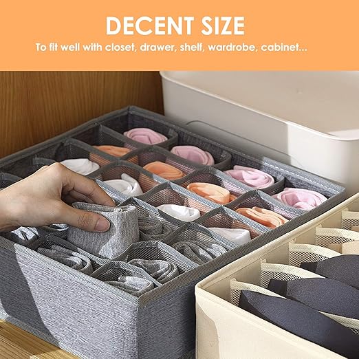 Premium Portable and Washable Socks Organizer