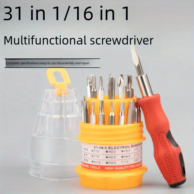 31 in 1 Magnetic Screwdriver Tool Set