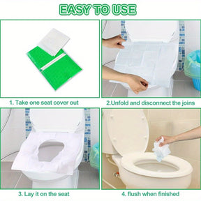 Disposable Toilet Seat Covers Sheets (10 Pcs Set)