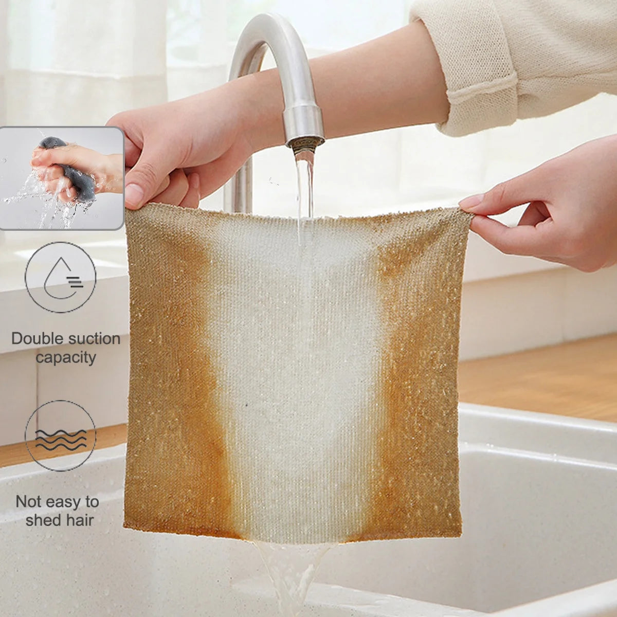 REUSABLE MAGIC MULTI-FUNCTIONAL CLEANING WIPE- 20 PCS