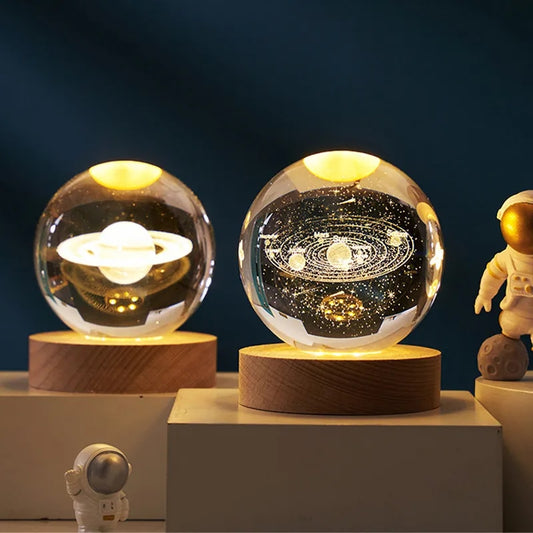 3D Crystal Ball with LED