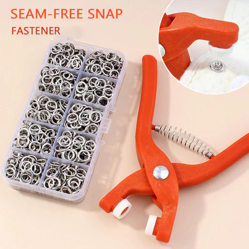 Snap Button Plier With Tool Kit With 100 Buttons