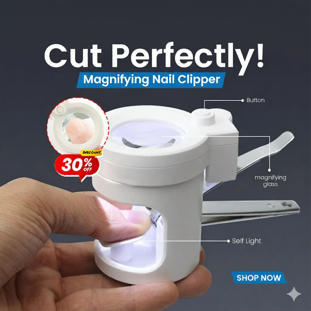 Magnifying Led light Nail Clipper