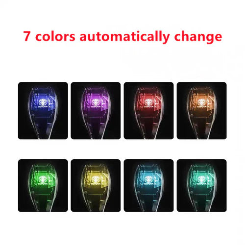 Multi-Color Crystal Car Gear Shift Knob