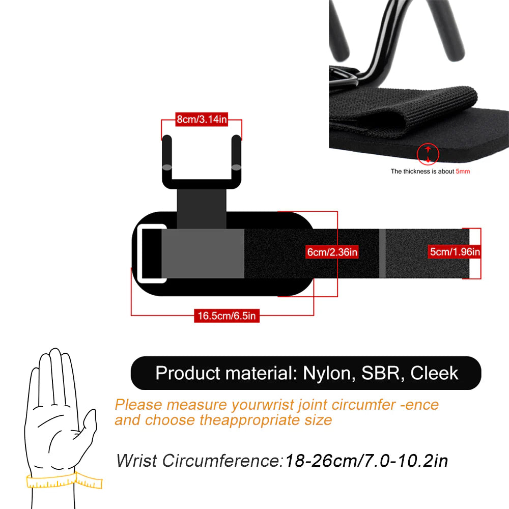 Adjustable Metal Straps for Weight Lifting