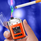 Rechargeable Dual Electric Arc Lighter with LED Display
