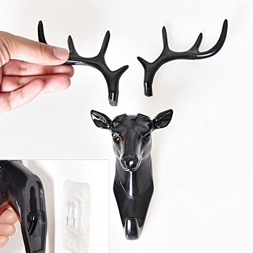 Vintage Deer Head Antlers Wall Hook