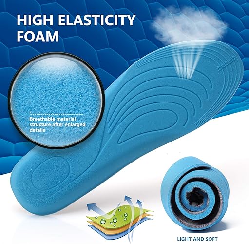 Sports Elastic Memory Silicone Gel Insoles