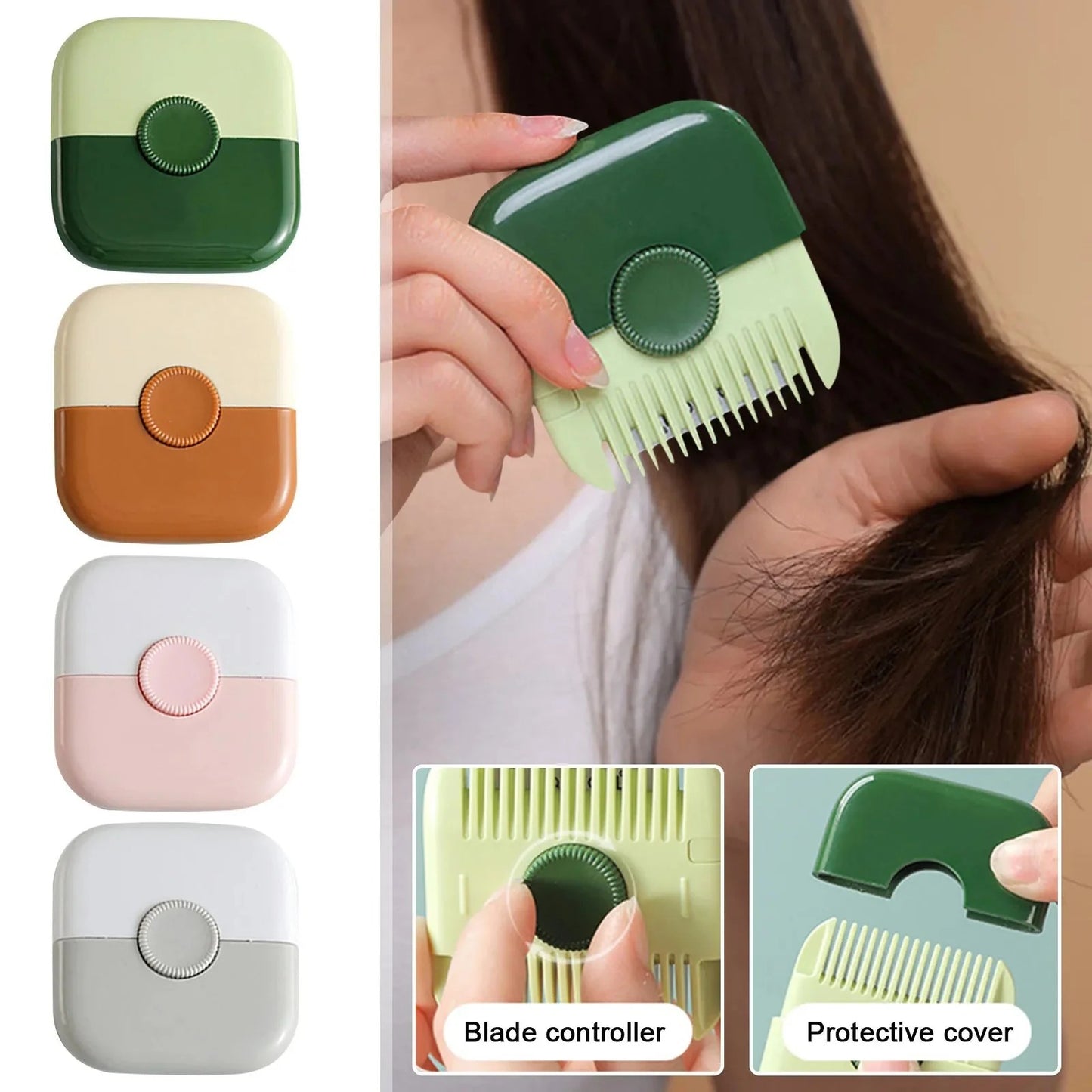 2-IN-1 SPLIT END HAIR CUTTER WITH COMB