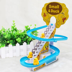 Duck Climbing Track Set Musical Toy with Lights & Sound