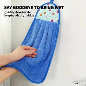 Super Absorbent Microfiber  Hanging Towel for Kitchen (2PCS)
