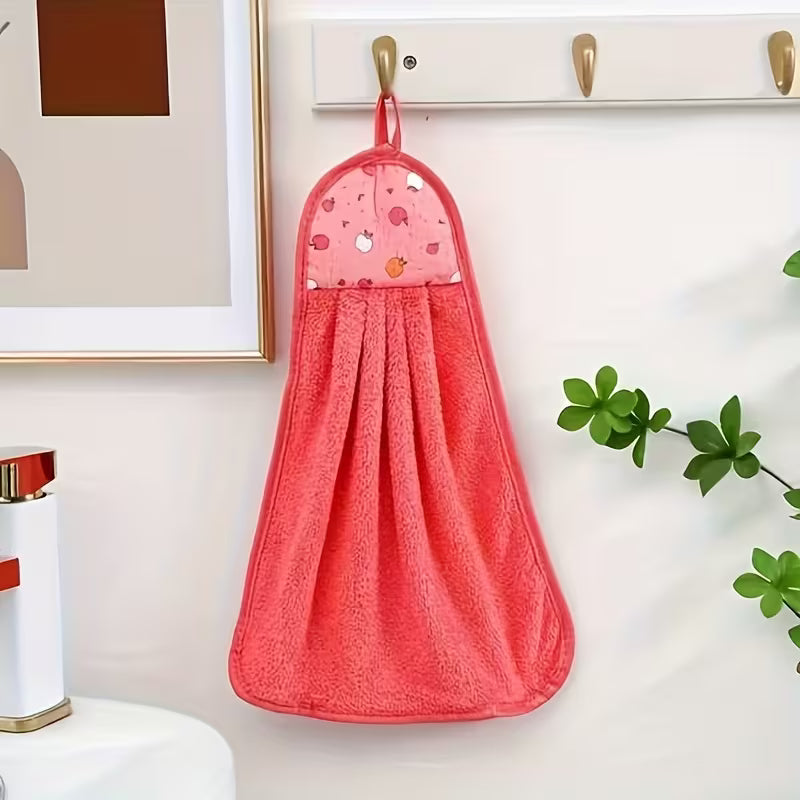 Super Absorbent Microfiber  Hanging Towel for Kitchen (2PCS)