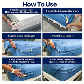 Adjustable BedSheet Lock Grippers