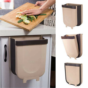 Wall Mounted Foldable Kitchen Trash Can