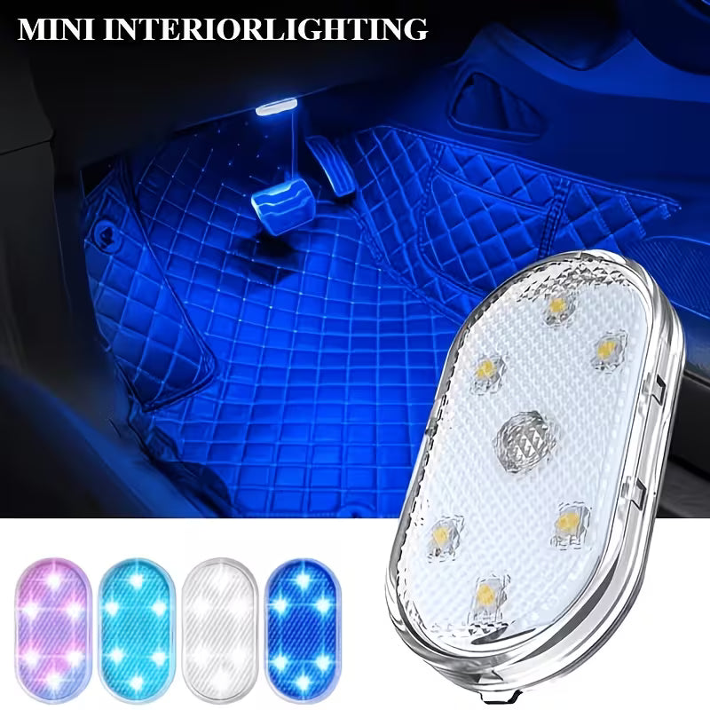 7 Colors Touch Control Magnetic Car Interior Stobe Lights