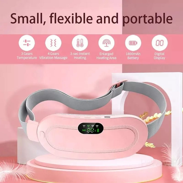 Electric Period Cramp Massager Vibrator Heating Belt