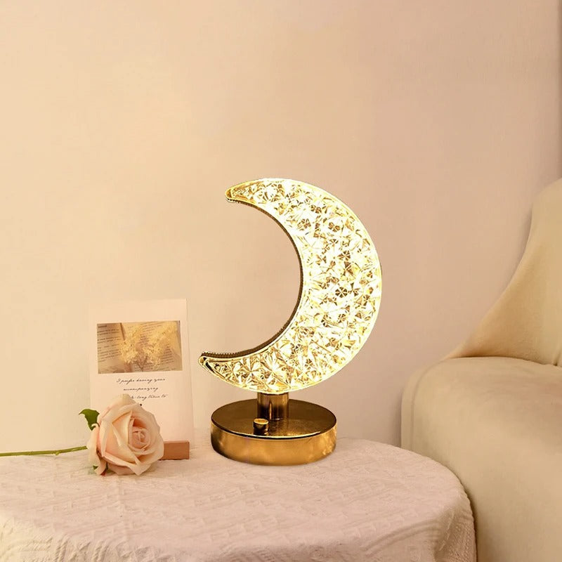 Acrylic Moon Table Lamp