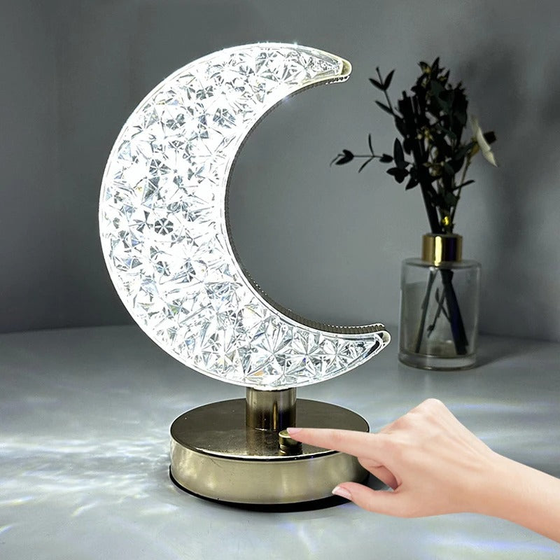 Acrylic Moon Table Lamp