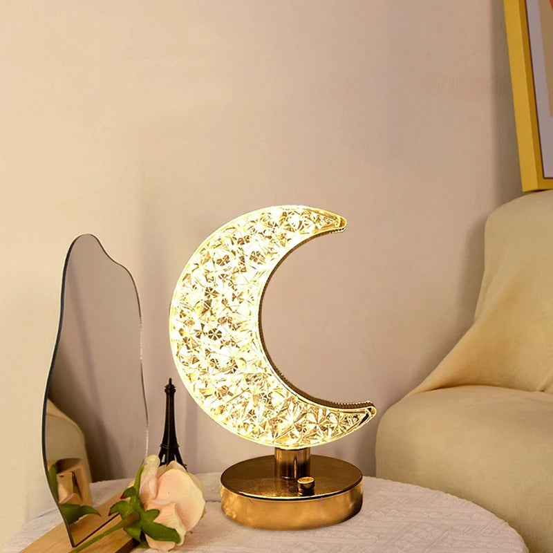 Acrylic Moon Table Lamp