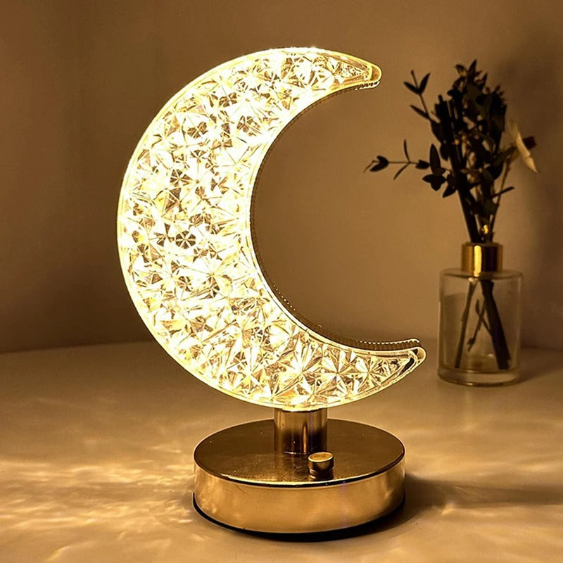 Acrylic Moon Table Lamp