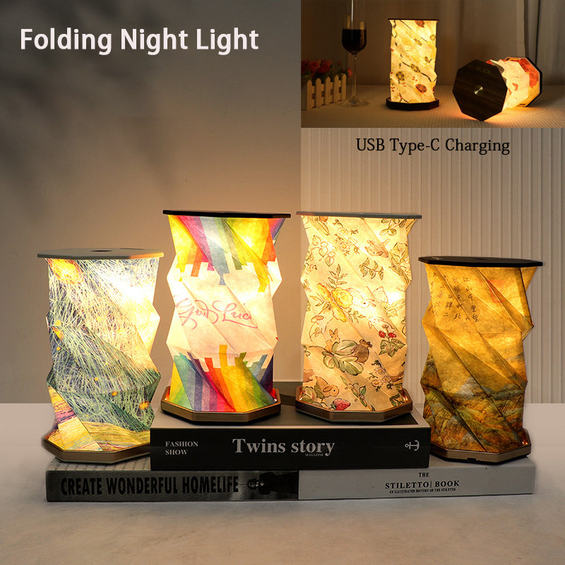 Rotating LED Night Light