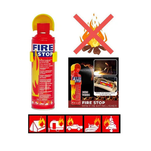 Multipurpose Portable Fire Extinguisher Spray