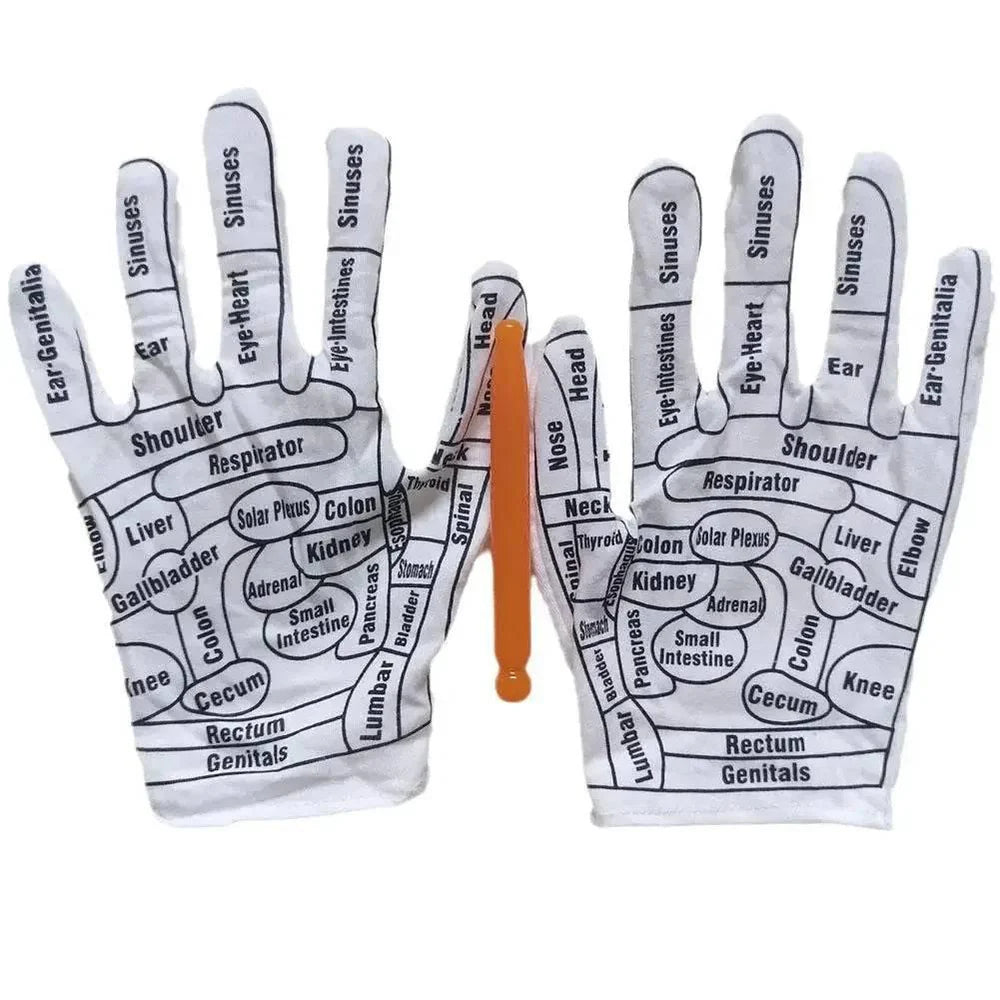 Hand Gloves Reflexology Tool