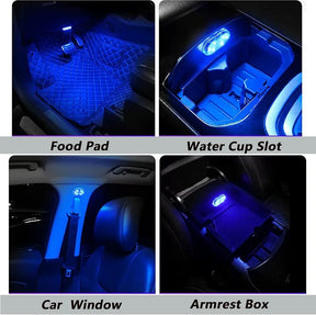 7 Colors Magnetic Car Interior Ambient Lights