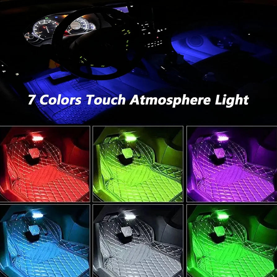 7 Colors Magnetic Car Interior Ambient Lights