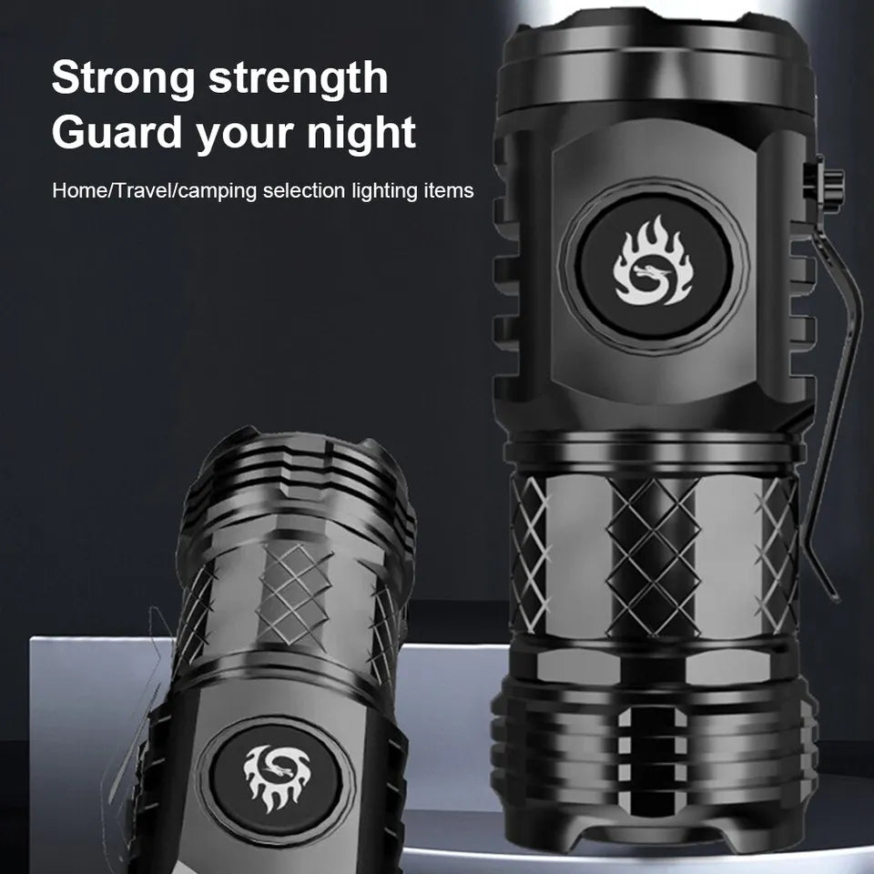 Three-eyed Mini Super Powerful Flashlight