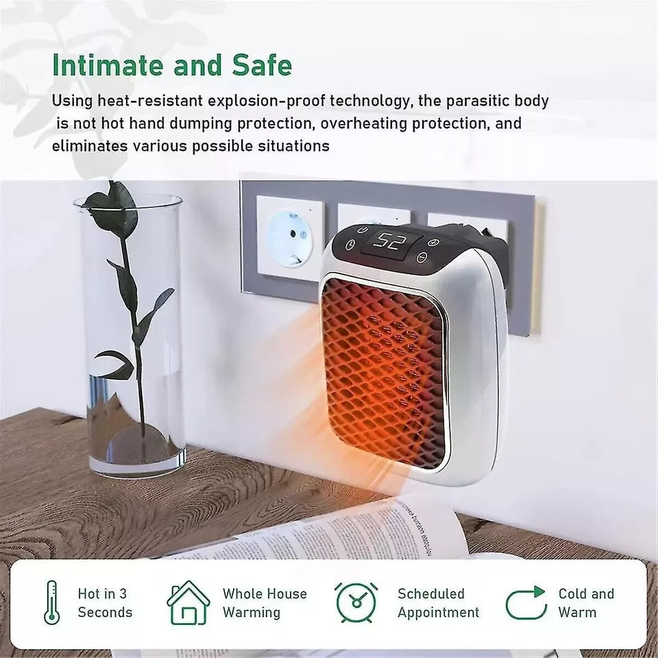 Portable Electric Heater With Timer