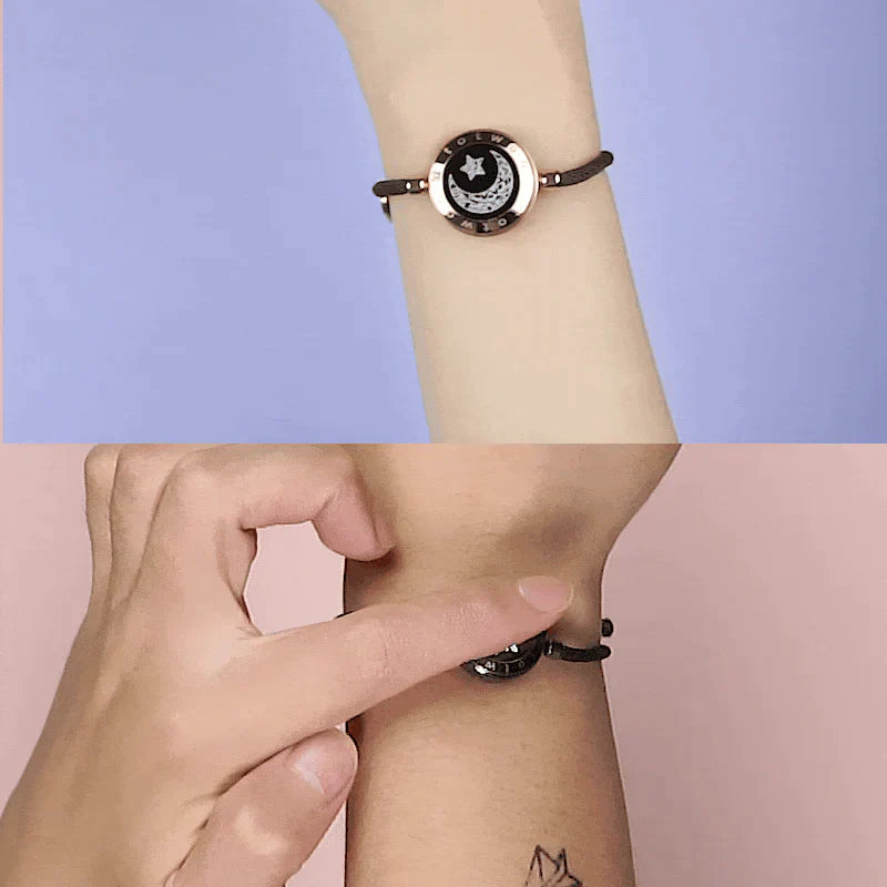 Totwoo's Touch Sun & Moon Bracelets for Couples