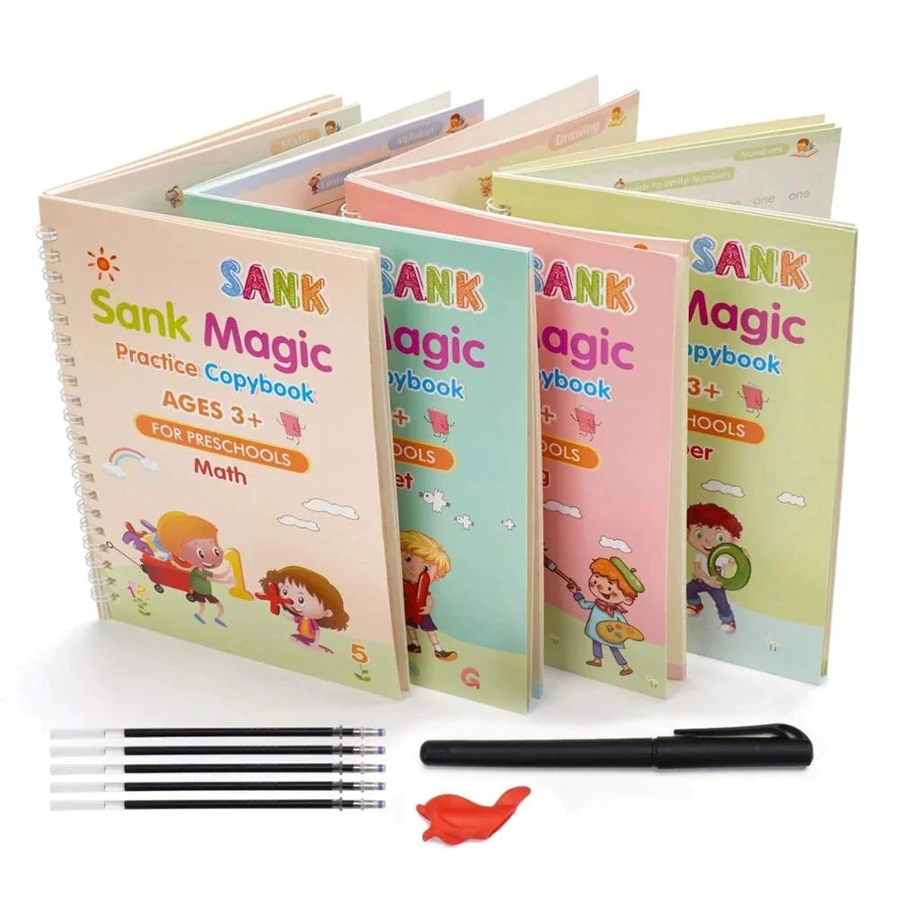 Sank Magic Reusable Practice Copybook For Kids